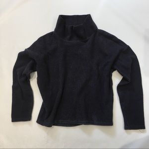 Banana Republic Navy Mock Neck Sweater, Medium